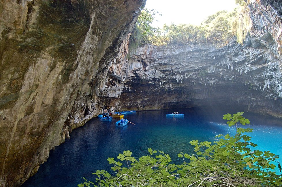 Meer van Melissani op Kefalonia