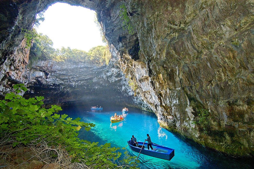 Meer van Melissani op Kefalonia