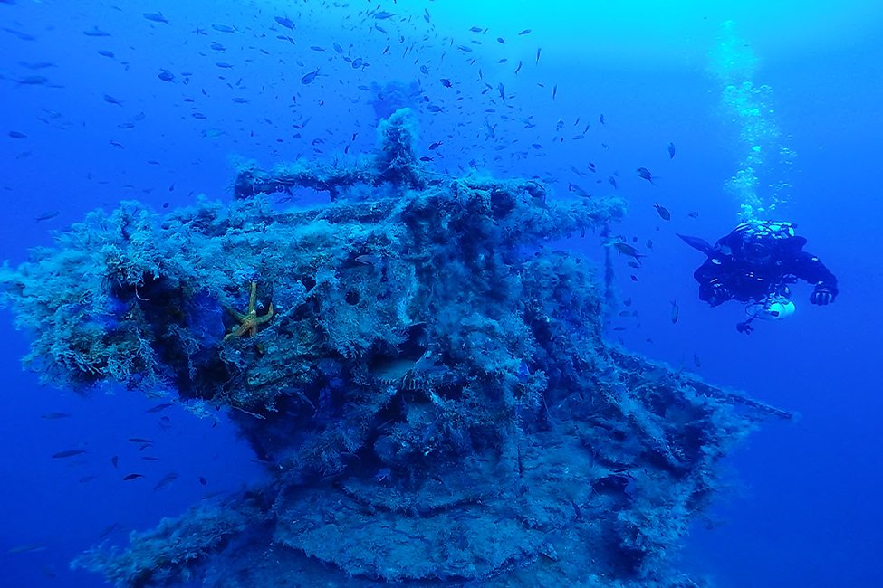 Duiken op Kefalonia, Griekenland