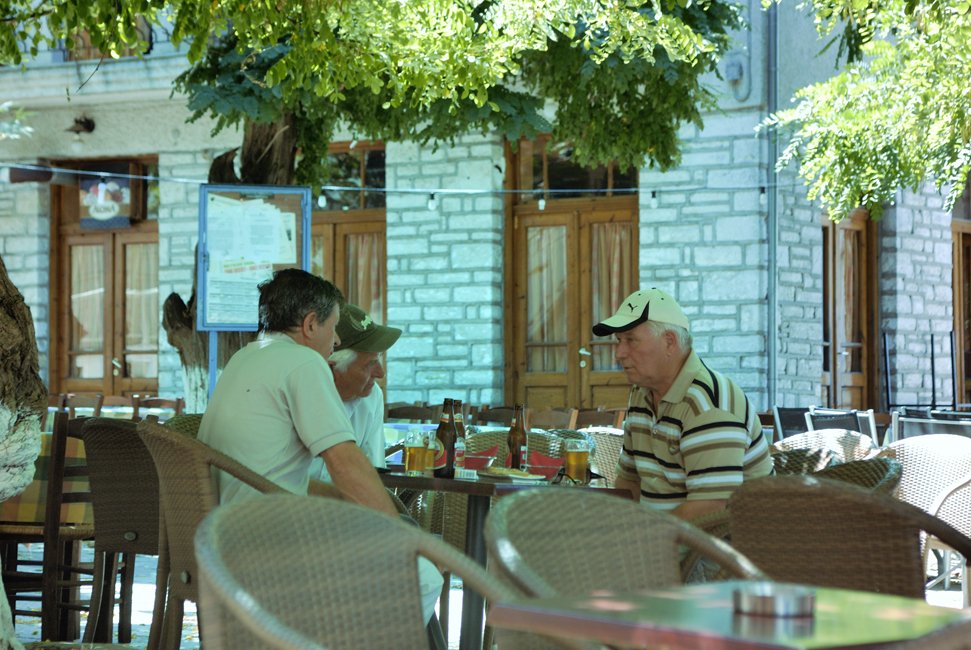 Het bergdorp Trikeri op Zuid Pilion