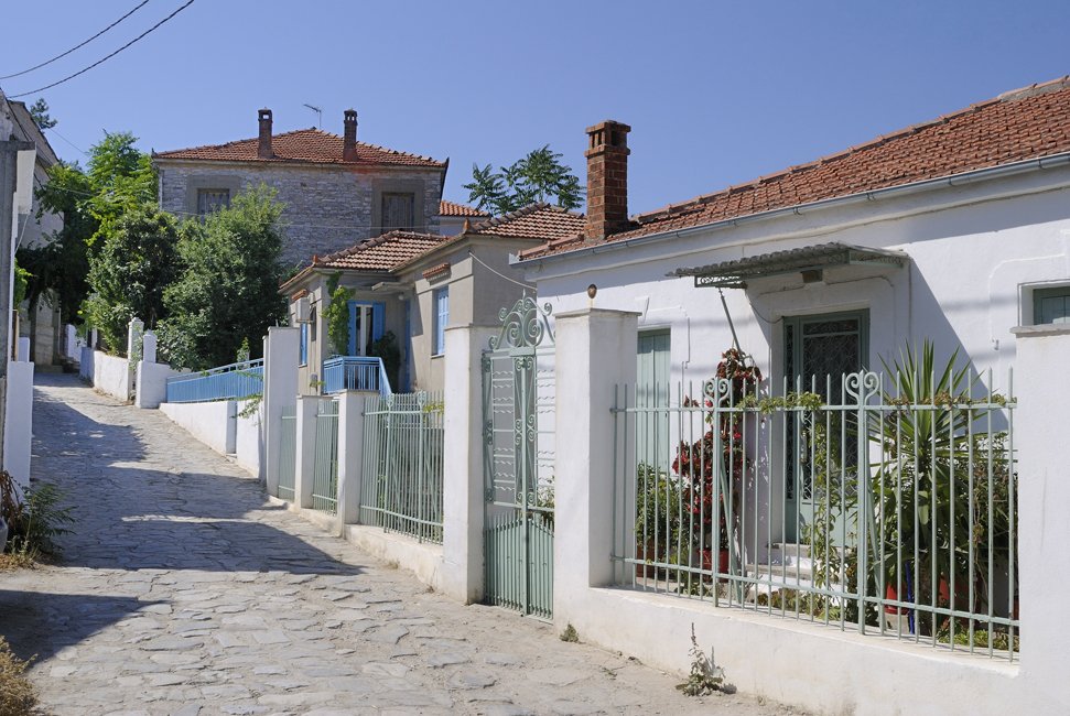 Het bergdorp Trikeri op Zuid Pilion
