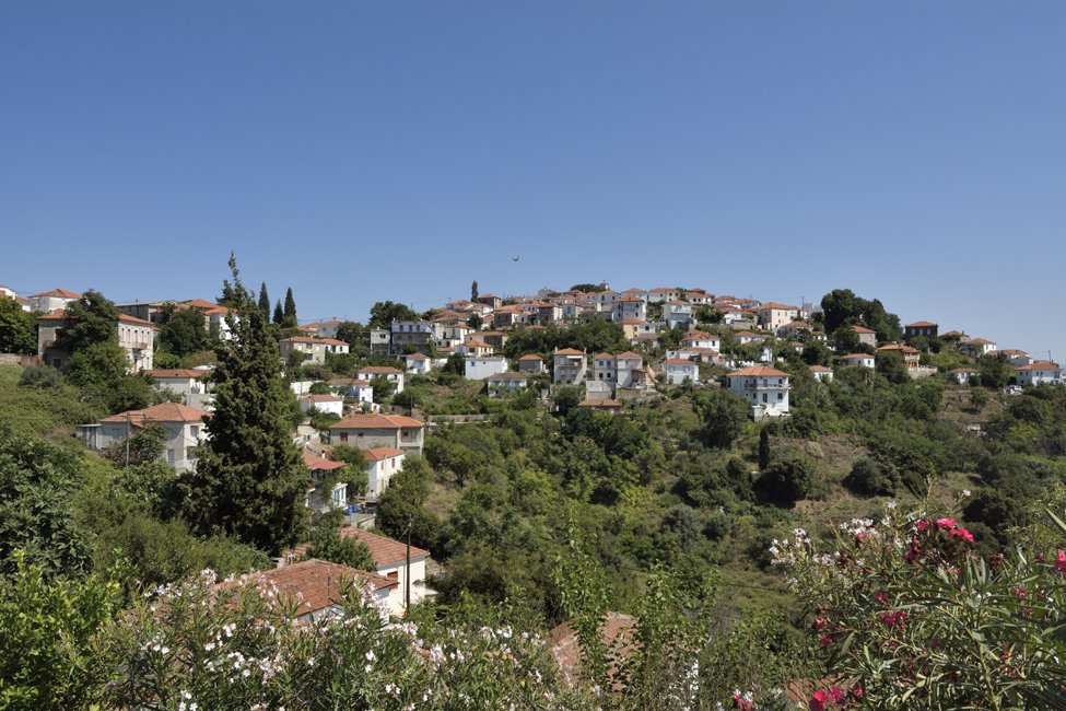 Het bergdorp Trikeri op Zuid Pilion