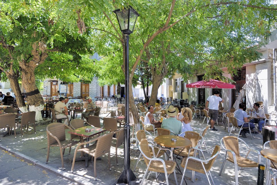 Het bergdorp Trikeri op Zuid Pilion