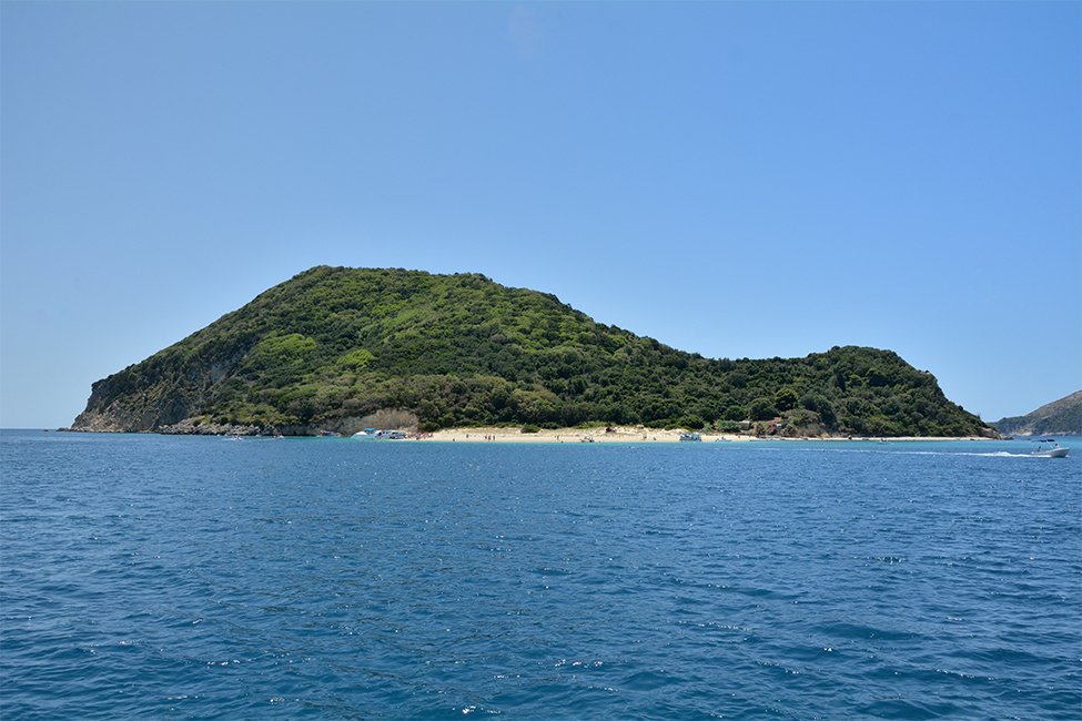 Schildpaddeneiland Marathinisi op Zakynthos