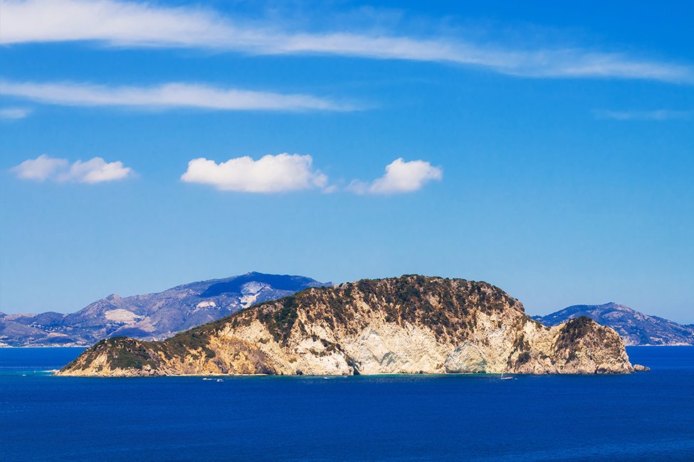 Schildpaddeneiland Marathinisi op Zakynthos
