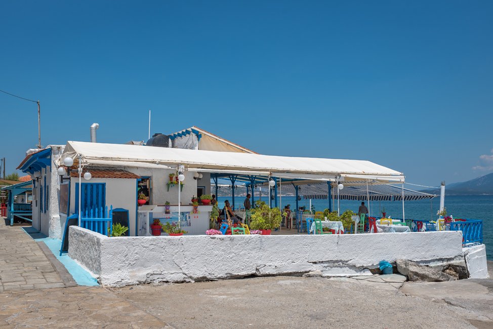 De plaats Ireon op Samos