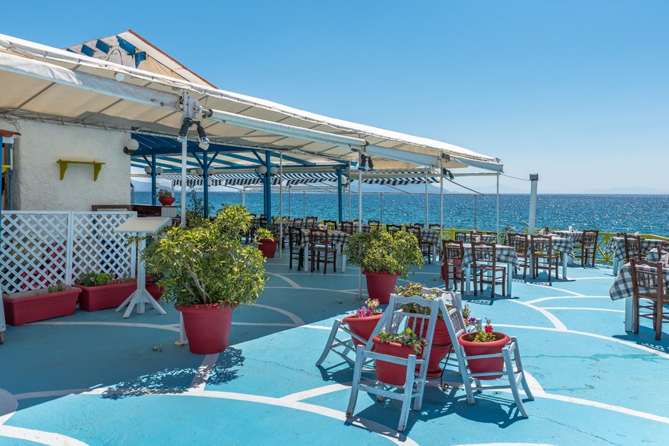 De plaats Ireon op Samos