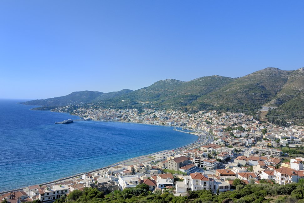 Vathi, Samos-stad