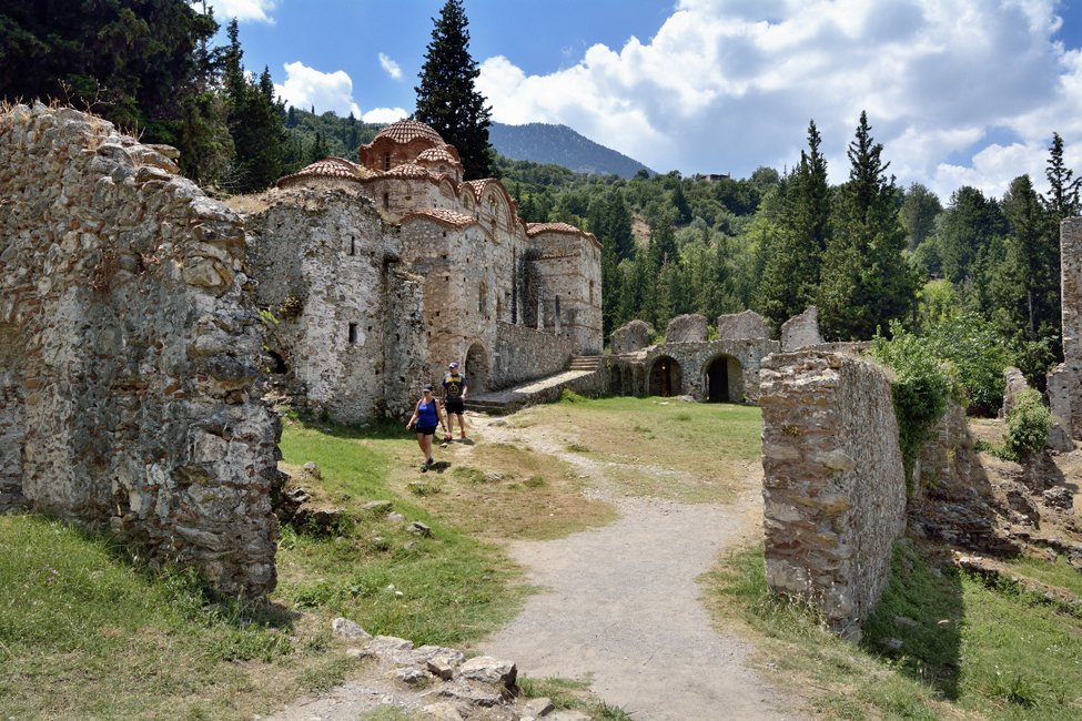 Mistras op de Peloponnesos