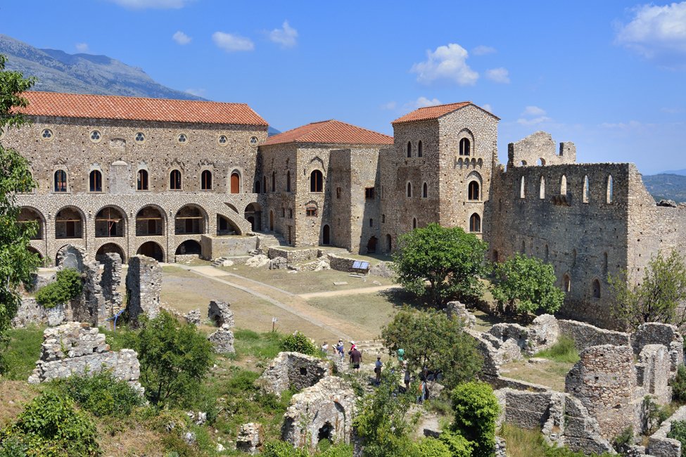 Mistras op de Peloponnesos