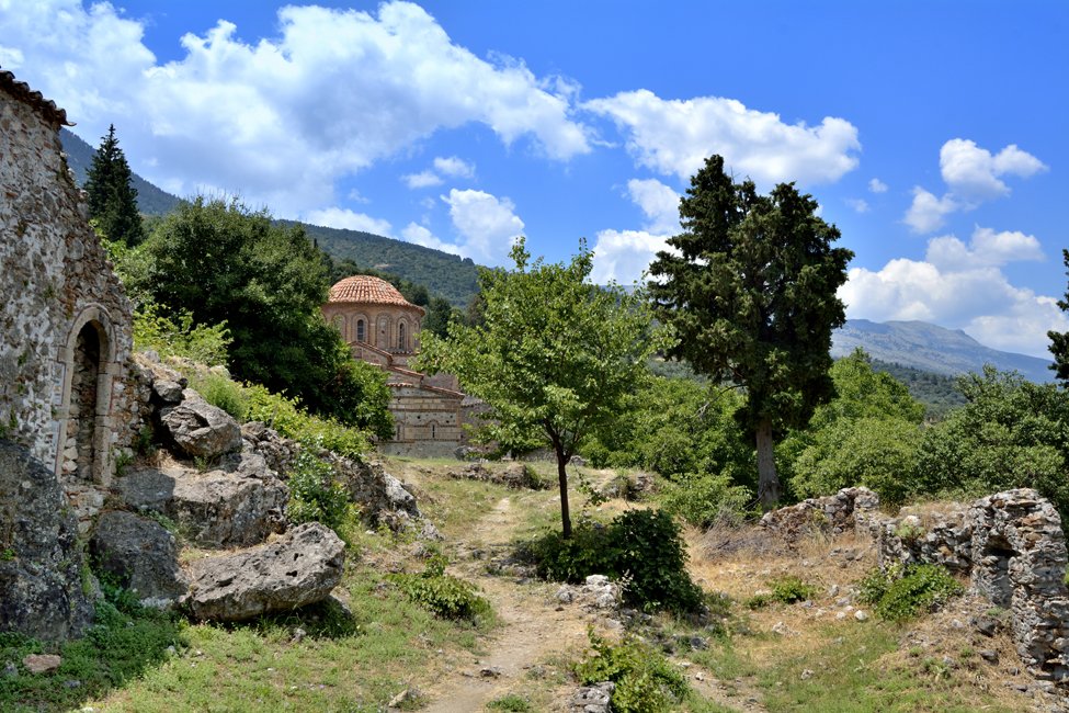 Mistras op de Peloponnesos