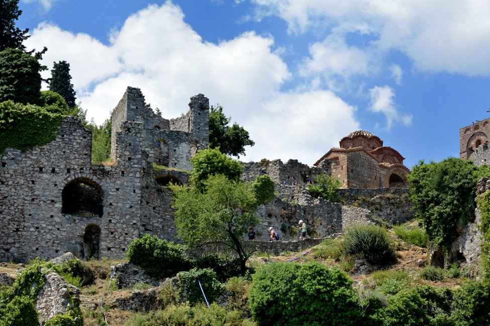 Mistras op de Peloponnesos