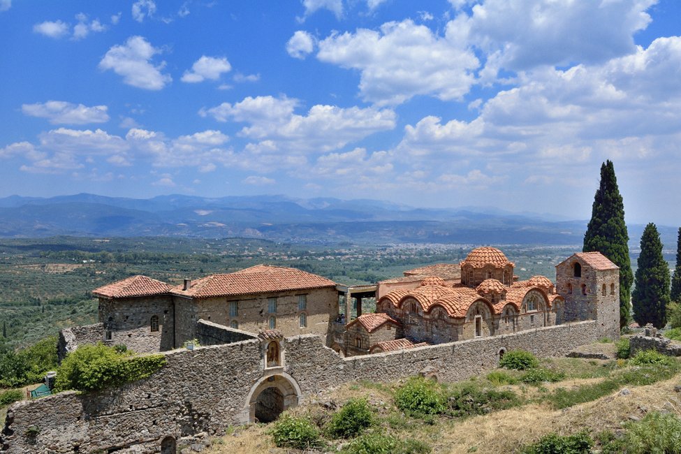 Mistras op de Peloponnesos