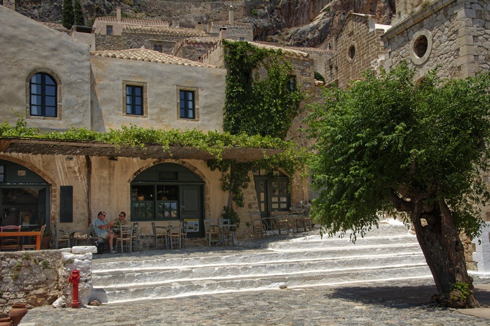 Monemvasia op de Peloponnesos