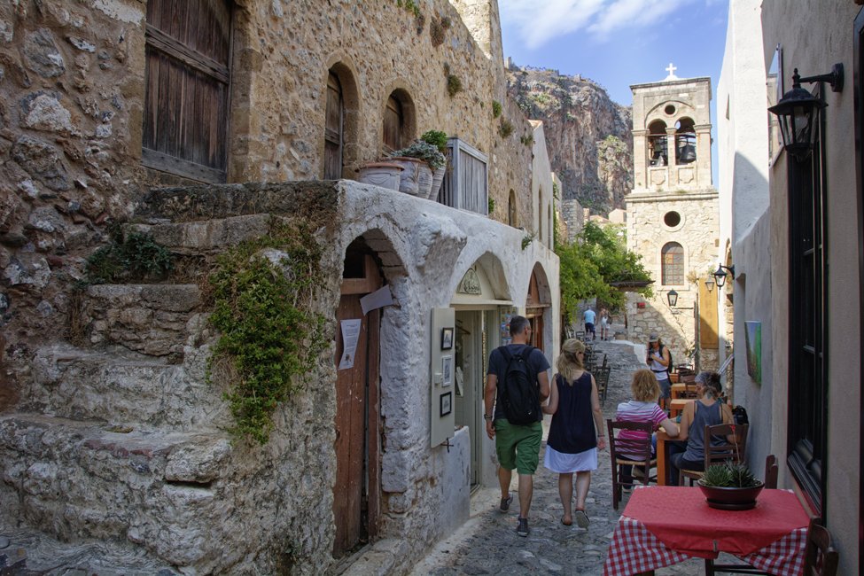 Monemvasia op de Peloponnesos