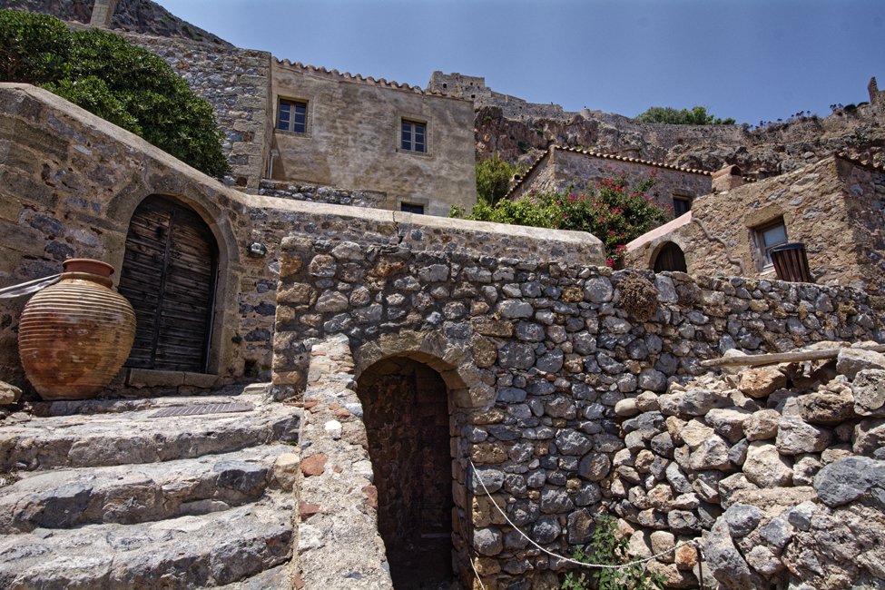 Monemvasia op de Peloponnesos