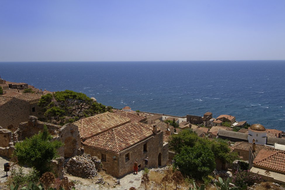 Monemvasia op de Peloponnesos
