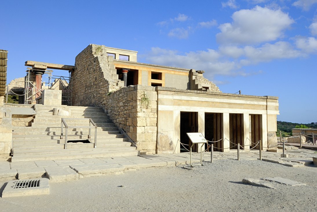 Knossos op Kreta