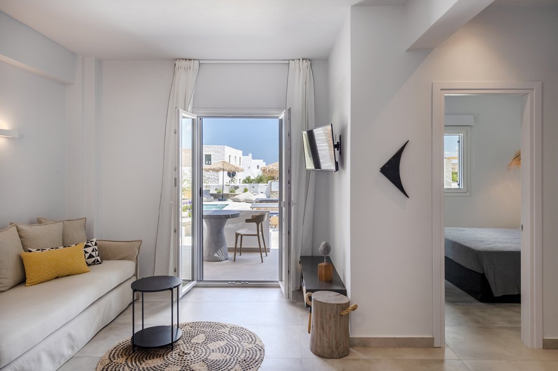 Drios Luxury Studios, Paros, appartement prive balkon 2/4 p