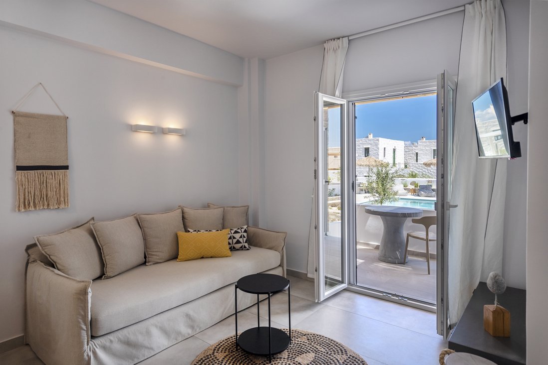 Drios Luxury Studios, Paros, appartement prive balkon 2/4 p