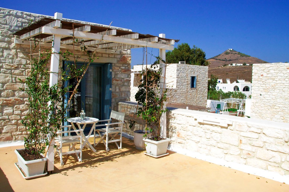 Huize Nomads Paros, studio 2p zeezicht