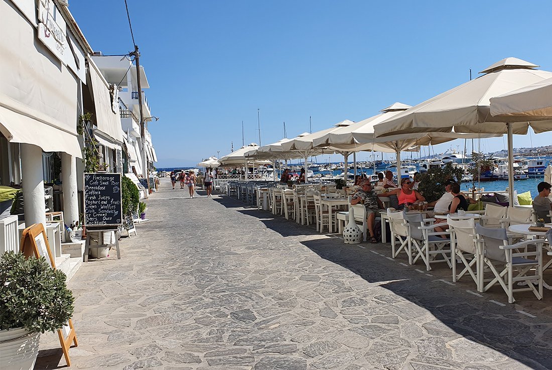 plaats Piso Livadi op Paros