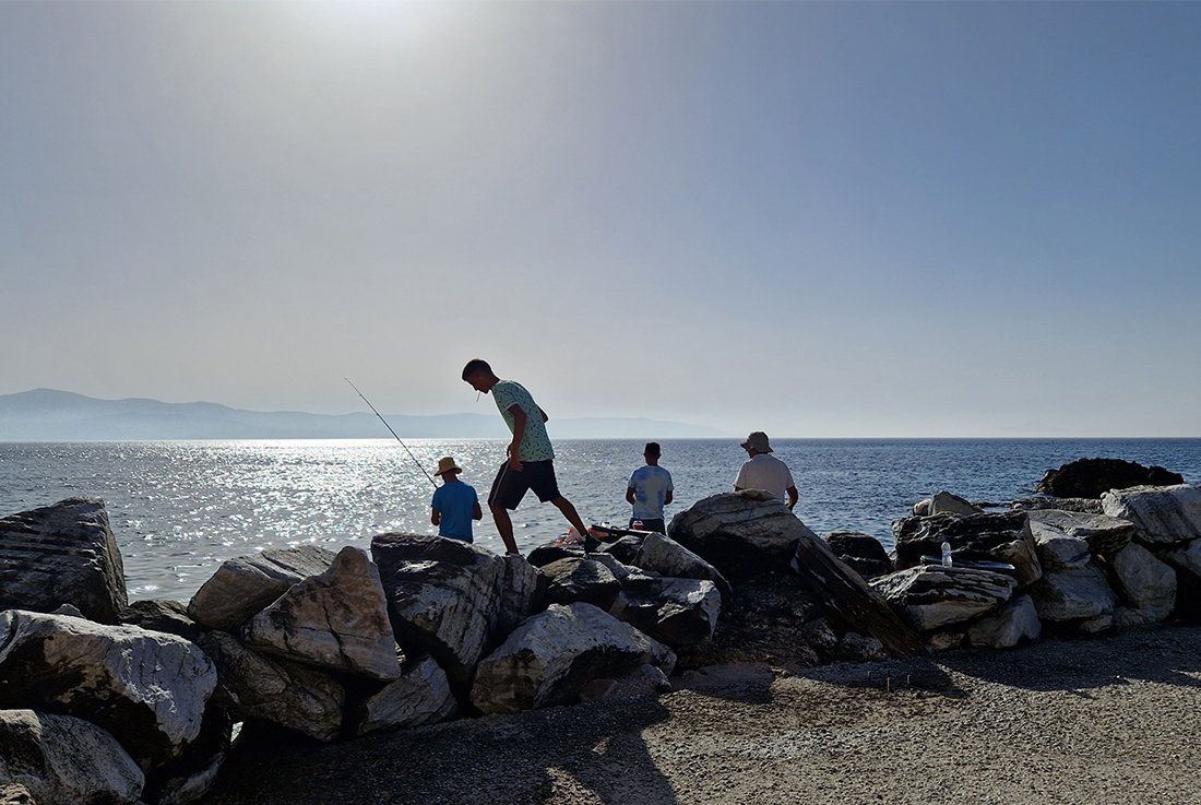 plaats Piso Livadi op Paros