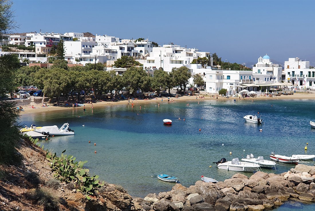 plaats Piso Livadi op Paros