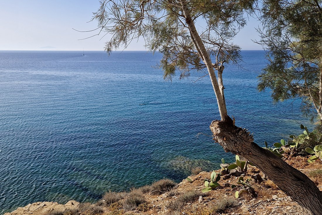 plaats Piso Livadi op Paros