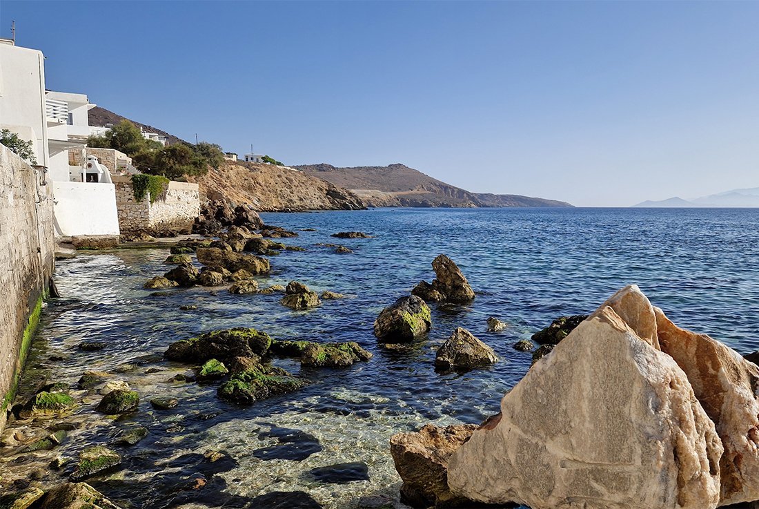 plaats Piso Livadi op Paros