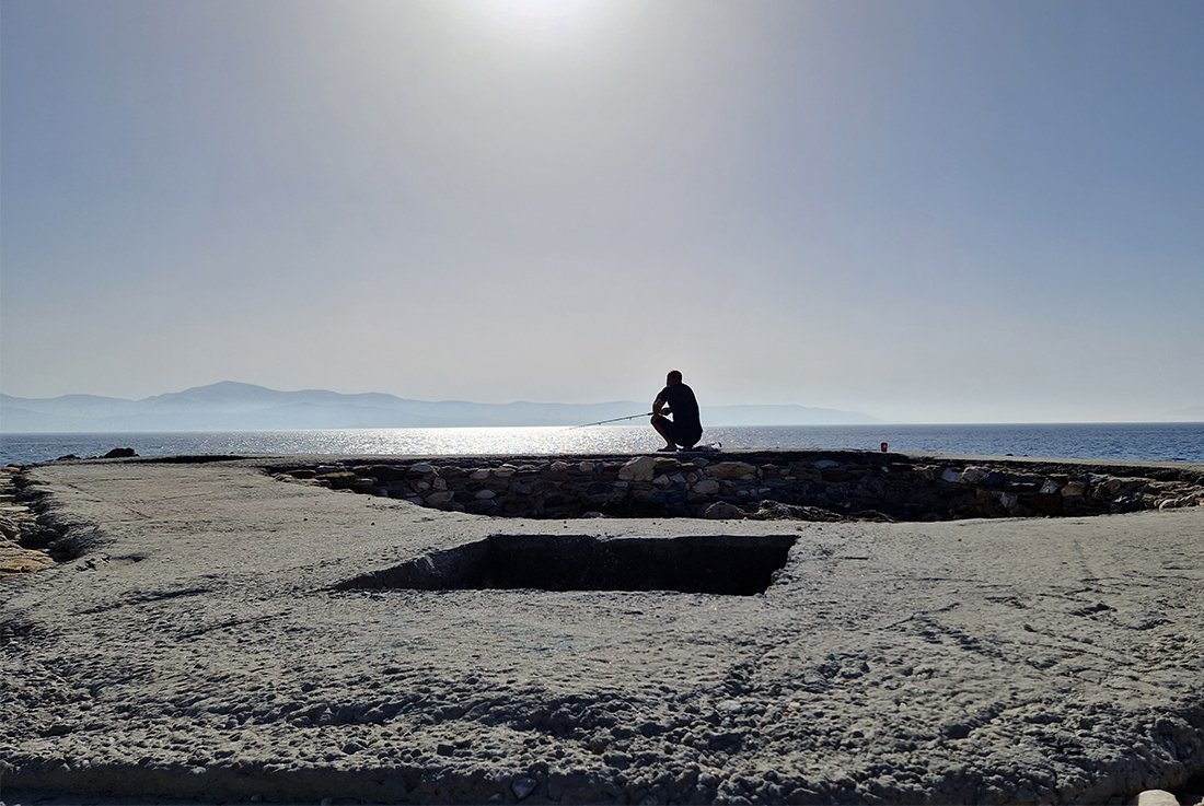 plaats Piso Livadi op Paros