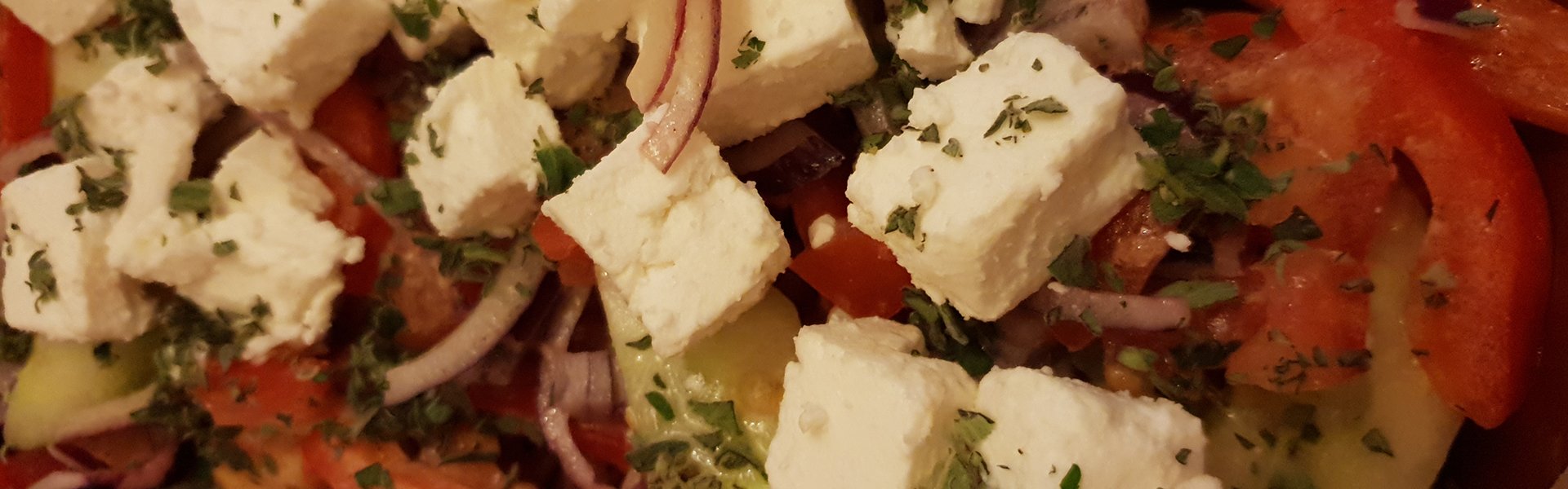 Griekse salade banner