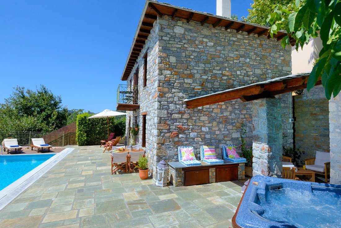 villa ortansia, milies op pilion