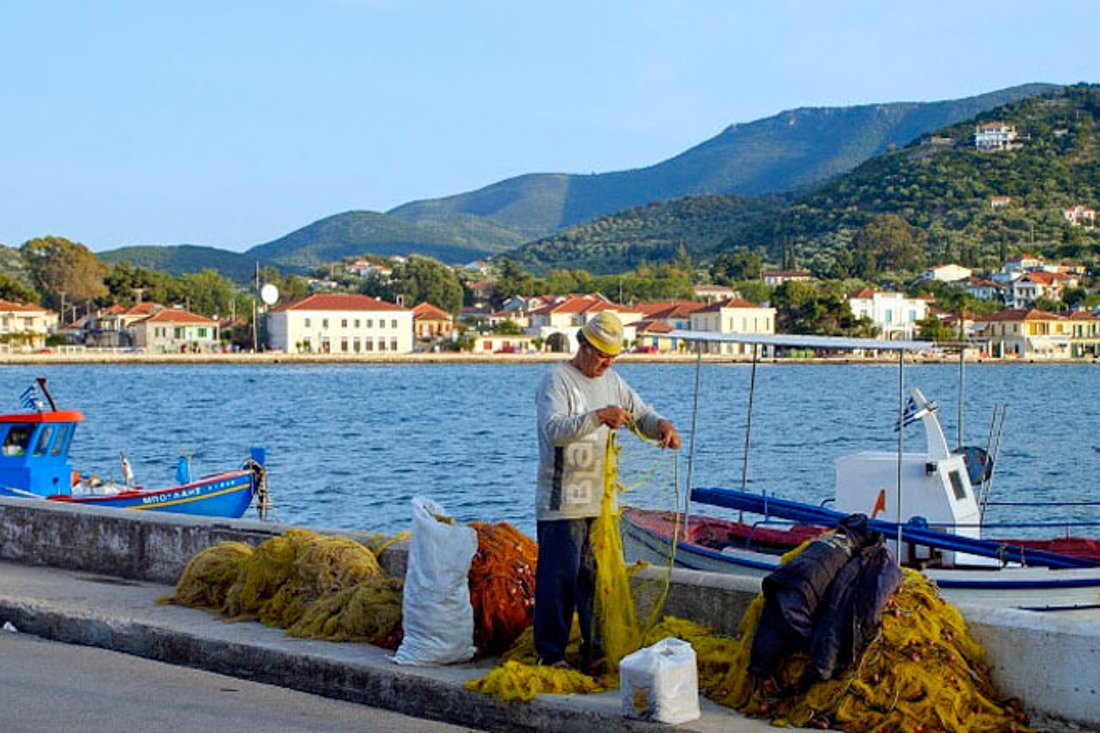 het stadje vathi op ithaki 