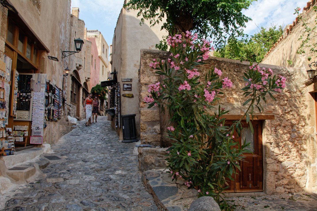 Monemvasia op de Peloponnesos