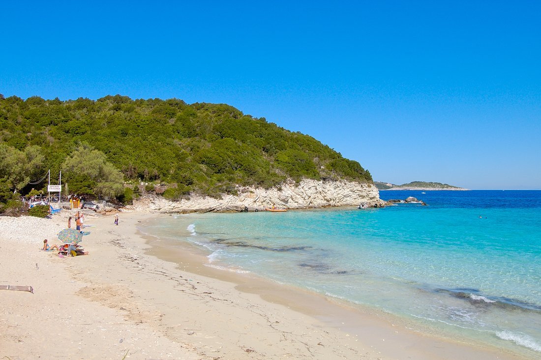 antipaxi-first beach