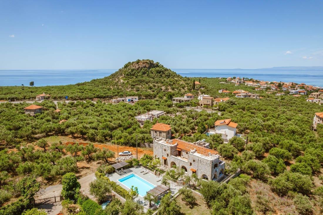 io villas, stoupa in peloponnesos