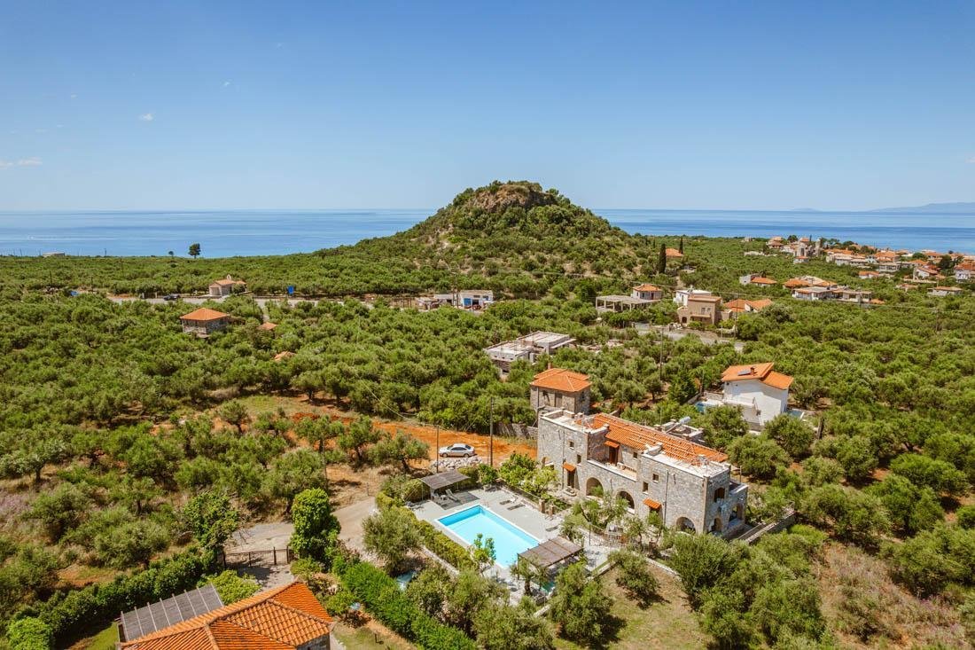 io villas, stoupa in peloponnesos